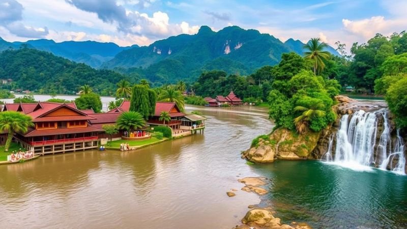 Bangkok Airways Luang Prabang Airport Office in Laos