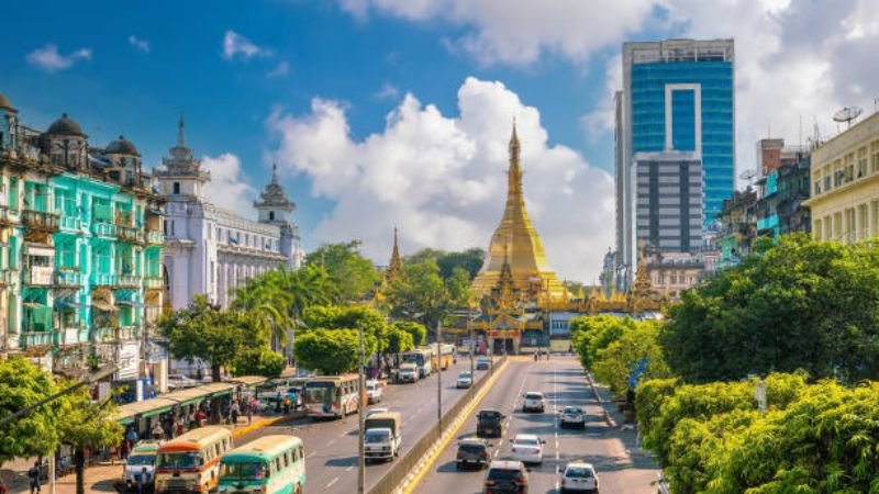 Bangkok Airways Yangon Airport Office in Myanmar