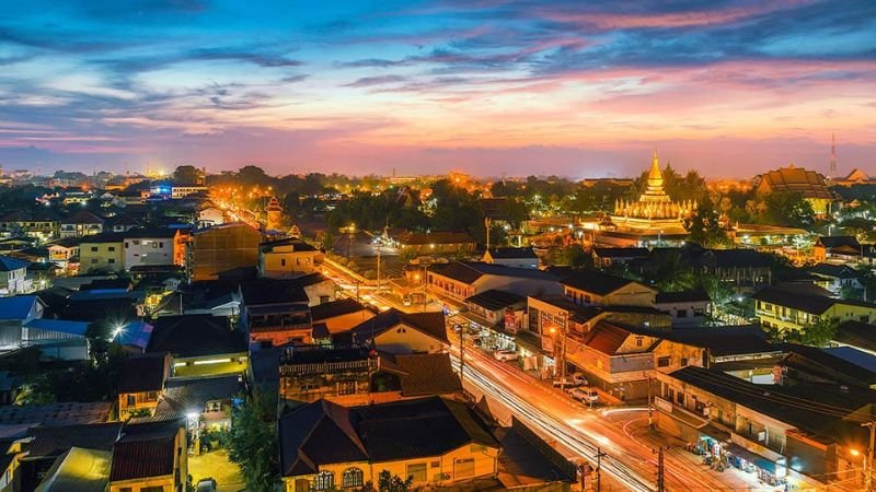 Vietnam Airlines Vientiane Office in Laos